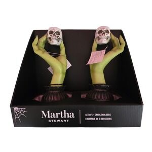 Martha Stewart Halloween Witch Hands Skulls NWT